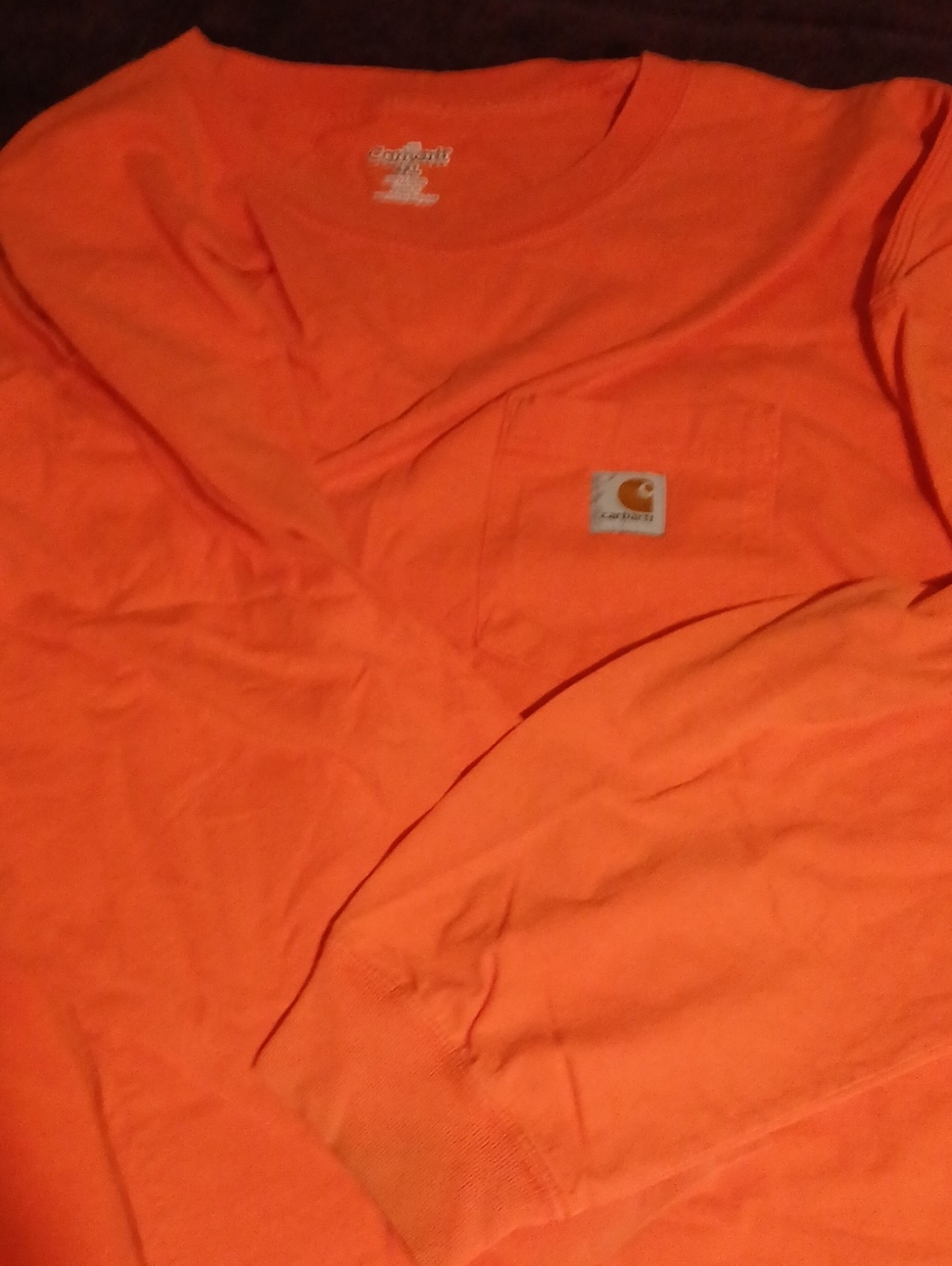 Carhartt High-Visibility Orange Pocket Tee